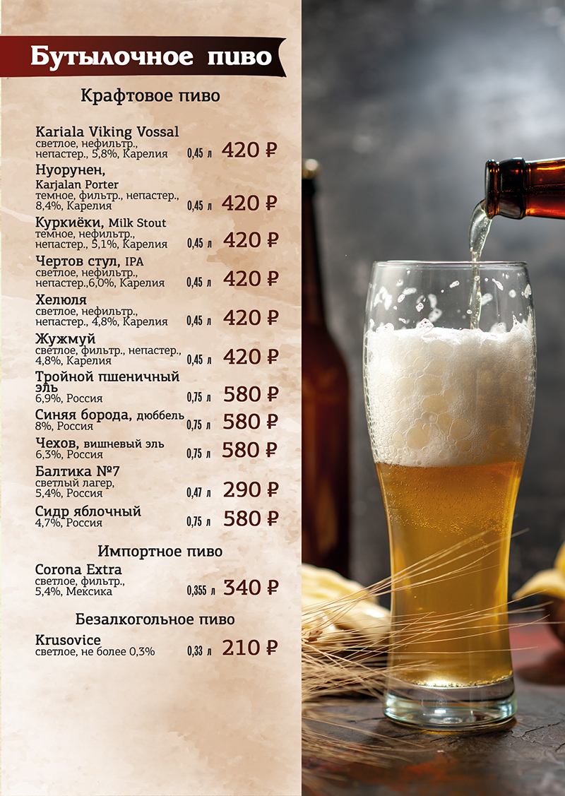 Бутылочное пиво Бутылочное пиво